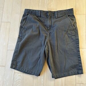 Empyre Men's Gray Casual Shorts - 100% Cotton, Size 32